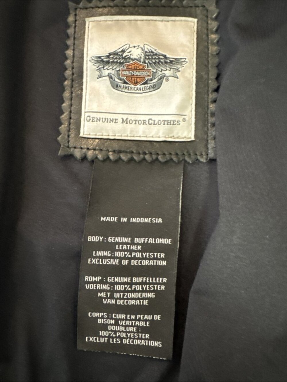 Harley-Davidson 115th Anniversary Black Leather Jacket Womens Large Motorcycle - Picture 7 of 15